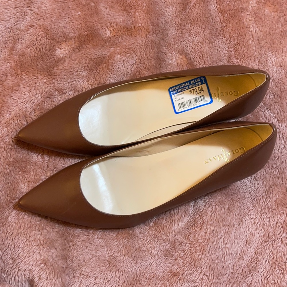 women's dress shoe with half heel